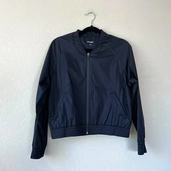 NEW Ivy Park Beyoncé Women Black Bomber Jacket, Size XS